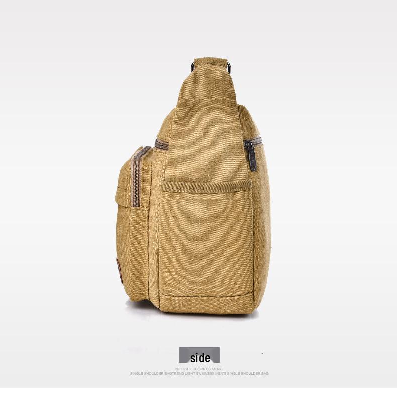 Мужская многофункциональная холщовая сумка кроссбоди: Универсальная сумка для путешествий и инструментов