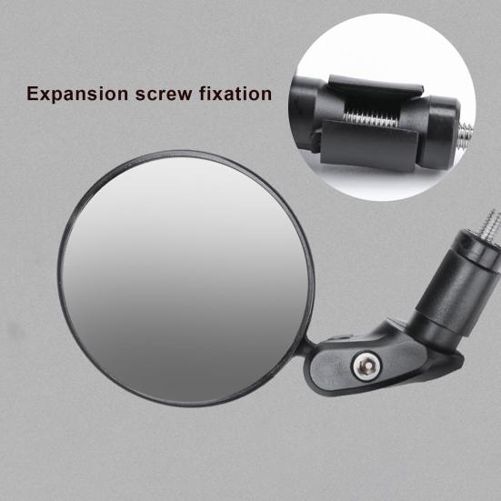 1 пара зеркал заднего вида на руль велосипеда, вращающееся на 360 градусов, складное дорожное зеркало для горного велосипеда, выпуклое стеклянное зеркало, линзы, аксессуары для велосипеда