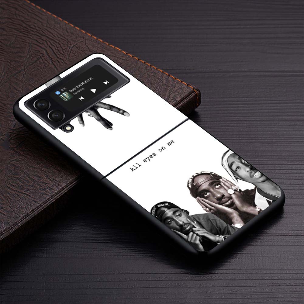 Чехол для телефона рэпера 2pac певца Tupac для Samsung Galaxy Z Flip7 Flip6 5G Flip4 Flip5 Flip3 Чехол Z Flip 7 6 5 4 3 PC Корпус Coque