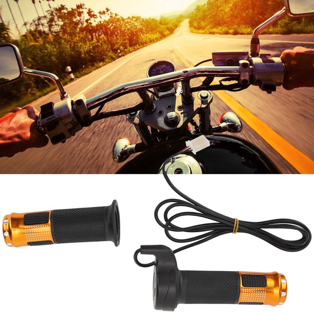 1 пара универсальных электрических самокатов поворотная ручка ручка газа левая правая замена кабеля 1,45 м