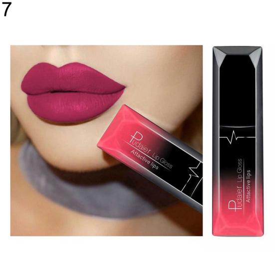 Long Lasting Liquid Lipstick Matte Moisturizing Advanced Lip Gloss Lip Glaze Glitter Matte Finish Lip Makeup Lipstick Women Sexy Beauty Cosmetic
