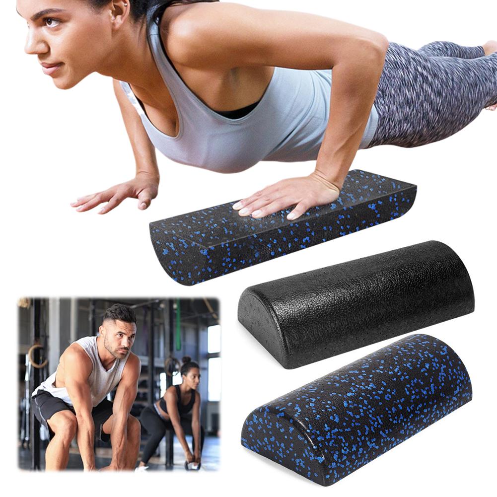 Half-Round Yoga Roller Yoga Column High Density Semi-Circular Foam Roller 30cm Back Stretcher Multi-Function for Home Gym