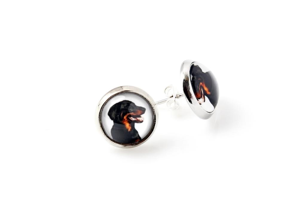 Berger de Beauce, Beauceron, Beauce Sheep Dog – Earrings your photo handmade, own photo | Art-Dog