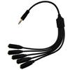 3.5mm Jack 3.5mm Aux Splitter Audio Cable 3.5mm 1/8 TRS Male HUB Splitter Audio Cable  MP3 Speaker