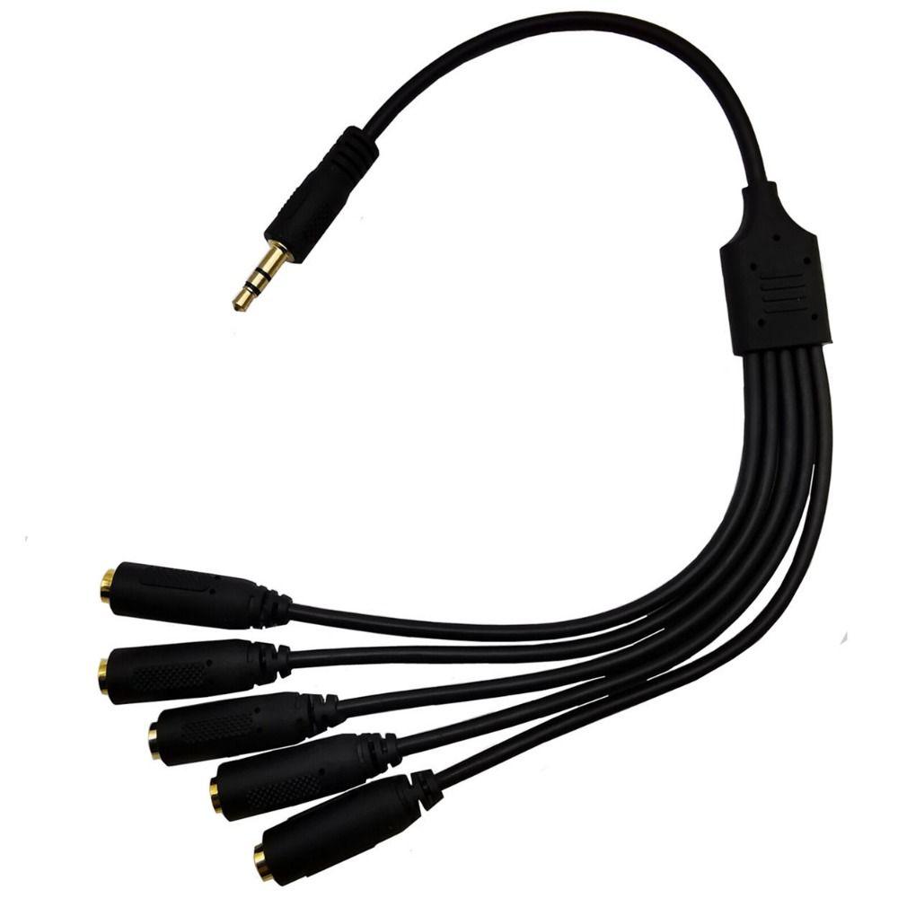 3.5mm Jack 3.5mm Aux Splitter Audio Cable 3.5mm 1/8 TRS Male HUB Splitter Audio Cable MP3 Speaker
