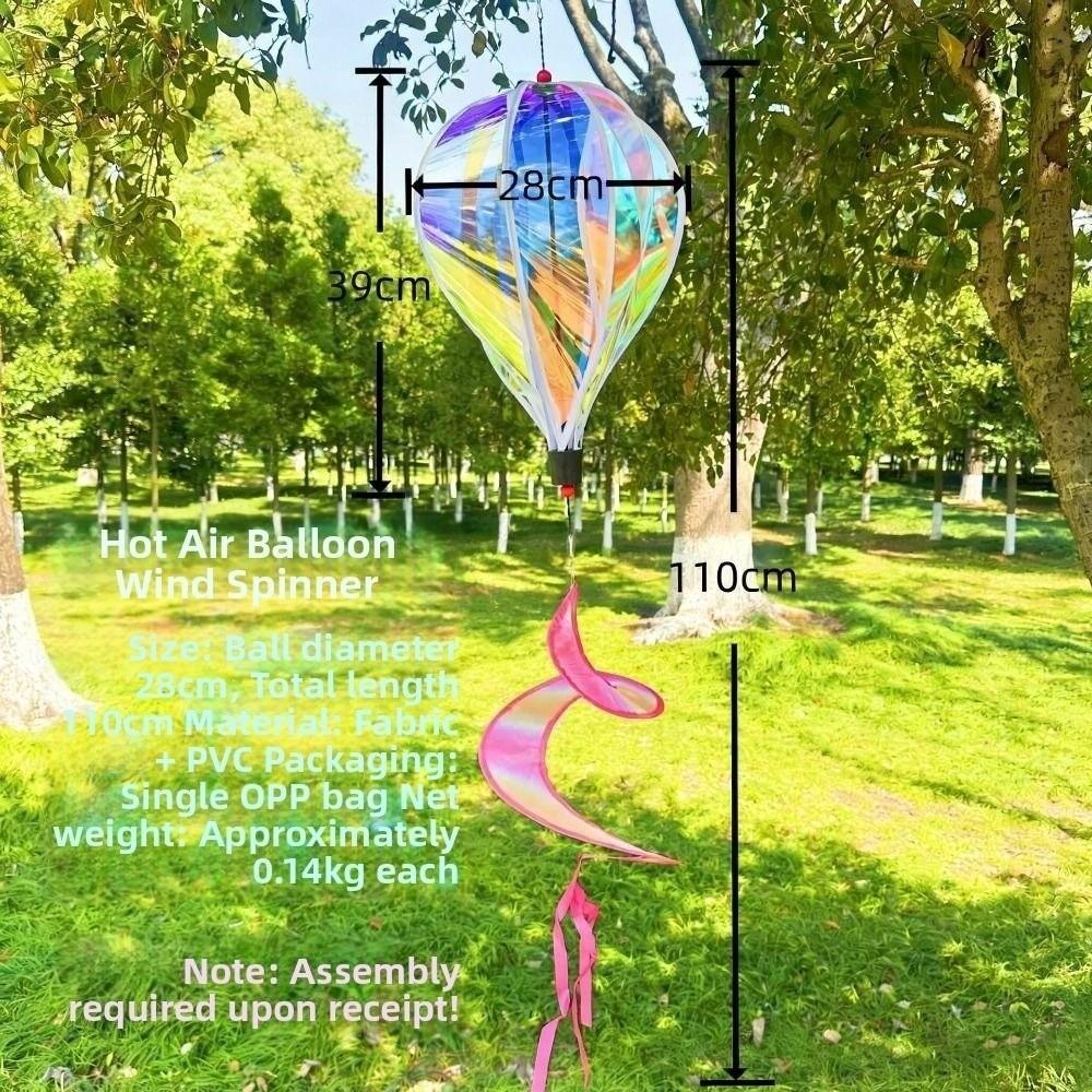 PVC Hot Air Balloon Wind Spinner Multistyles Outdoor Windmill New Festival Celebration Balloon