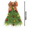 Christmas Door Wreath Realistic Rustic Tree Shaped Garland Front Door Wreath Decoration For Wall Indoor Porch Garage Window
