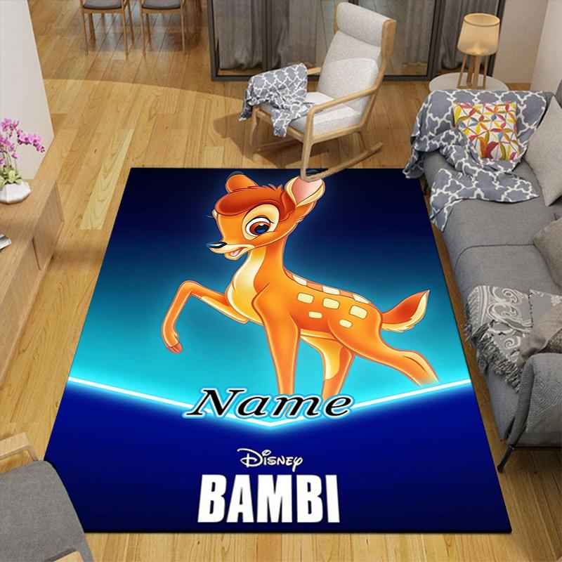 Custom 1Pc Bambi Friends Rug Office Carpet Indoor Outdoor Entrance Doormat Nonslip Soft And Comfortable Living Room D9161