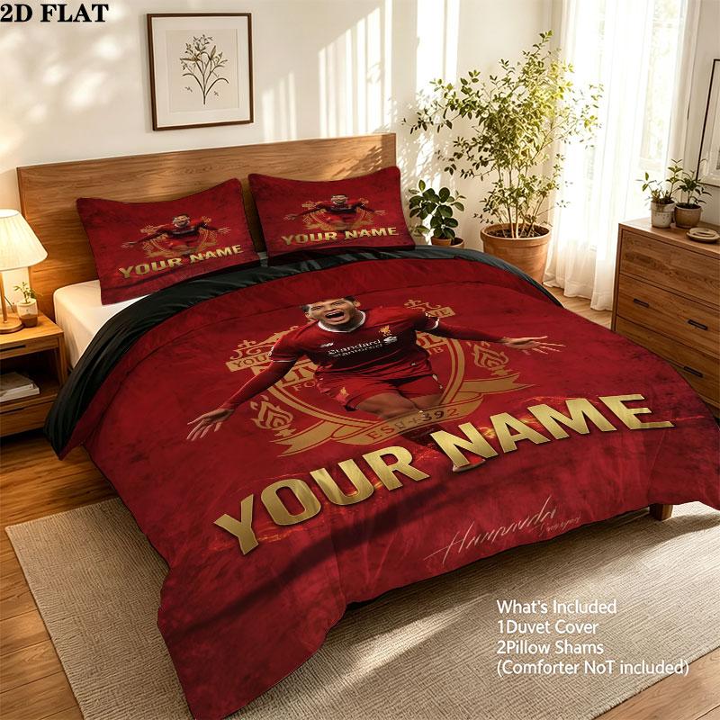 Custom Lfc Bedding Quilt Set Quilt Cover Pillowcase Home Decoration Birthday Gift (1 * duvet cover + 2 * pillowcase, without core)