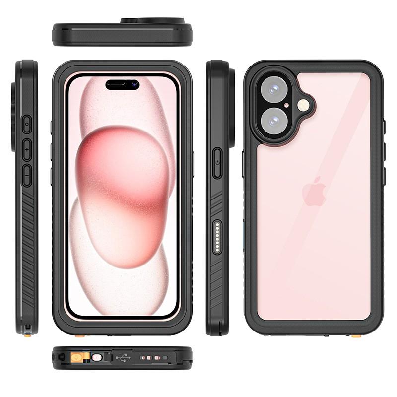 Waterproof Phone Case IPhone 16 Pro Max Outdoor Shockproof Anti-drop Protective Cover