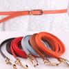 Skinny Elegant Candy Color Women Female Thin Waistband Waist Belts Dress Strap Pu Leather Belt