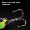 10.5G/30MM VIB Fishing Lure with Treble Hook Spinning Sequin Long Casting Hard Artificial Spinner Bait Saltwater Freshwater Bass Walleye