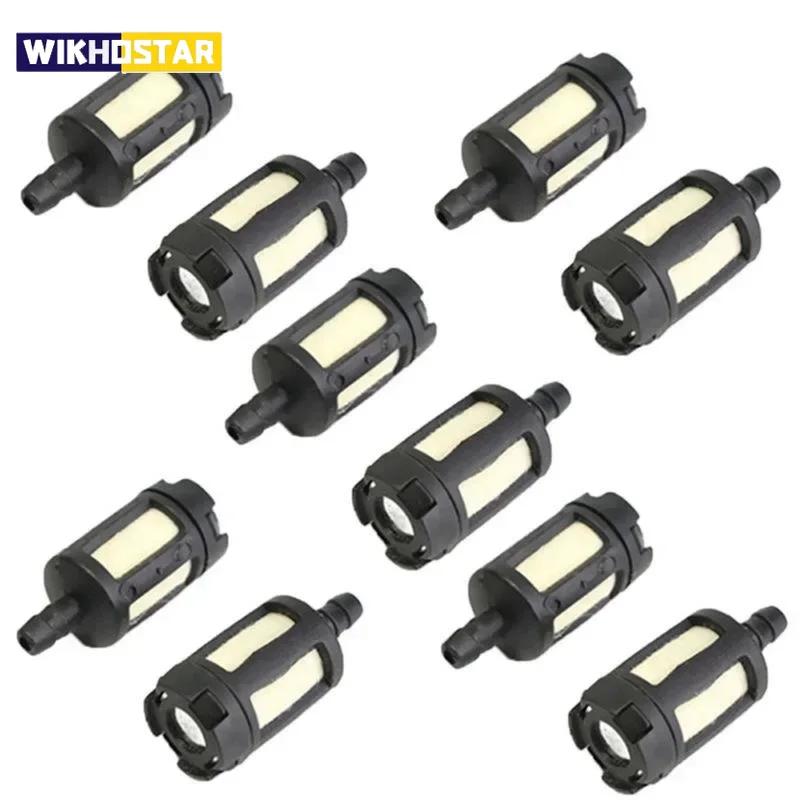 10 штук Универсальный топливный фильтр для бензиновой садовой техники, триммера для травы, бензопилы