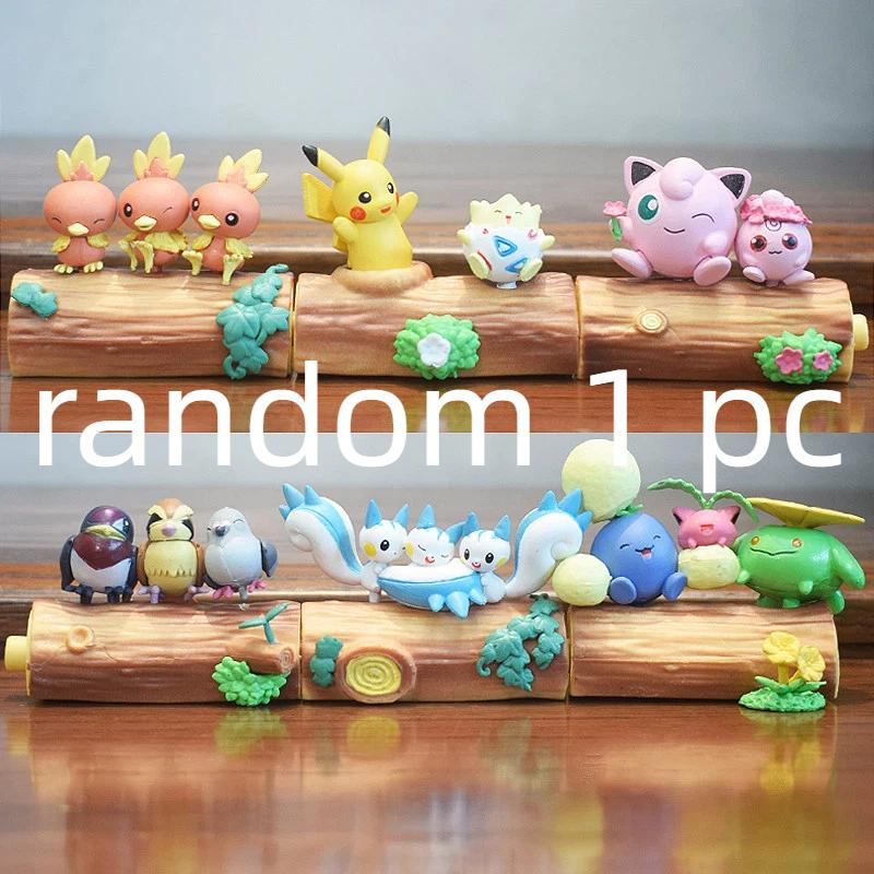 Anime Figure Pok  Mon Friendship Of Wood  Cute Action Figure Collectible Toy Desktop Decoration Birthday Gift For Fans