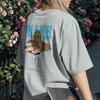 Nike T Shirts Unisex Gray Crew Neck Moderate DD8913-063
