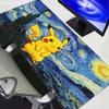 Kawaii Mouse Pads Anime Pikachu Gengar Cherry Blossom Gabinete Gamer Computer Rug Desk Mat Keyboard Gaming Accessories Mousepad