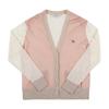 MaiSon KitSune Mw00505kt1036 P628 Baby Fox Patch Bicolor V Neck Women S Cardigan