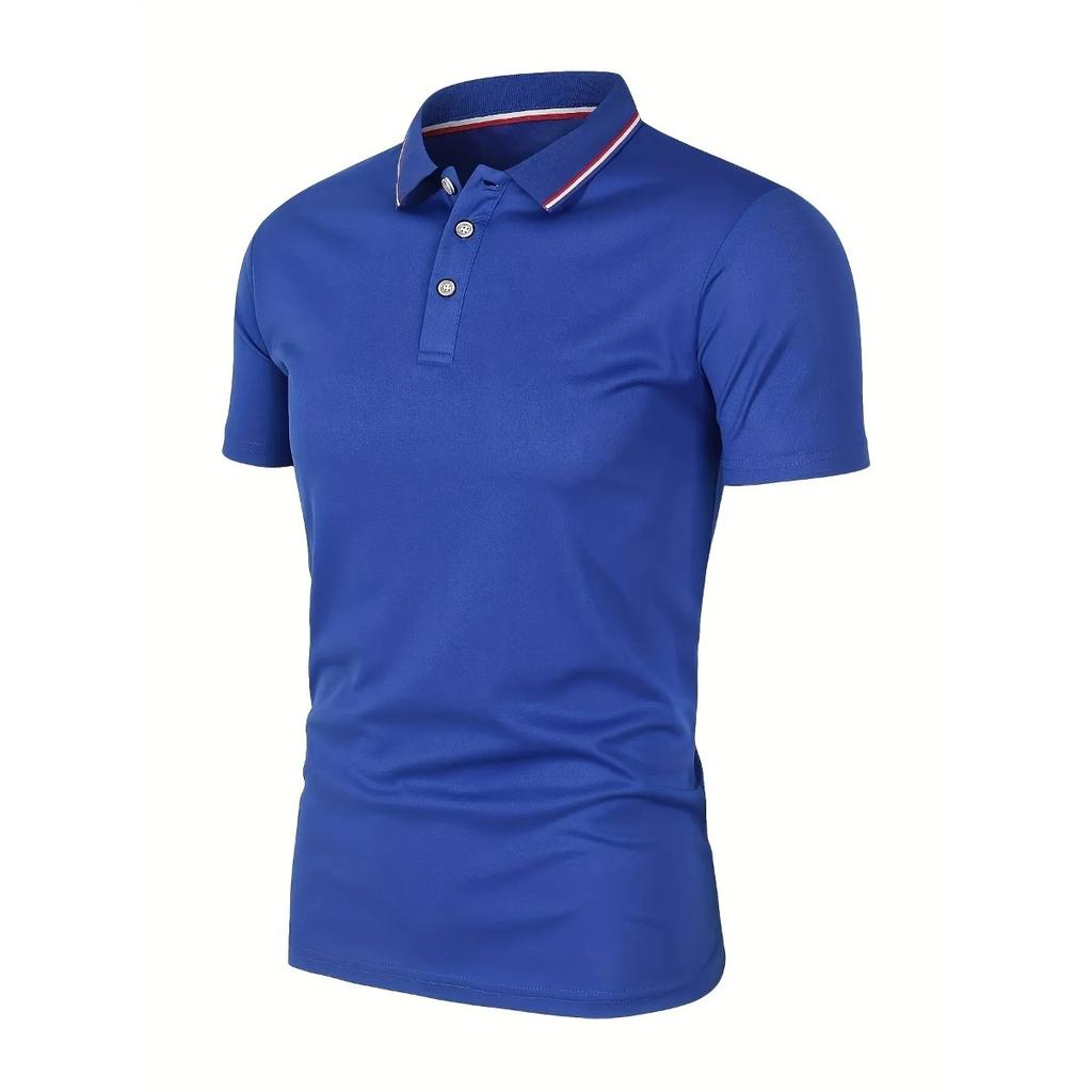 STORN Hot Sale Men's Summer Casual Breathable Comfortable Polo Shirt Men's Solid Color High Quality Short Sleeve T-Shirt