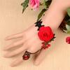 1pcs Steampunk Vampire Black Lace Rose Bracelets Vintage Gothic Butterfly Bracelet For Woman