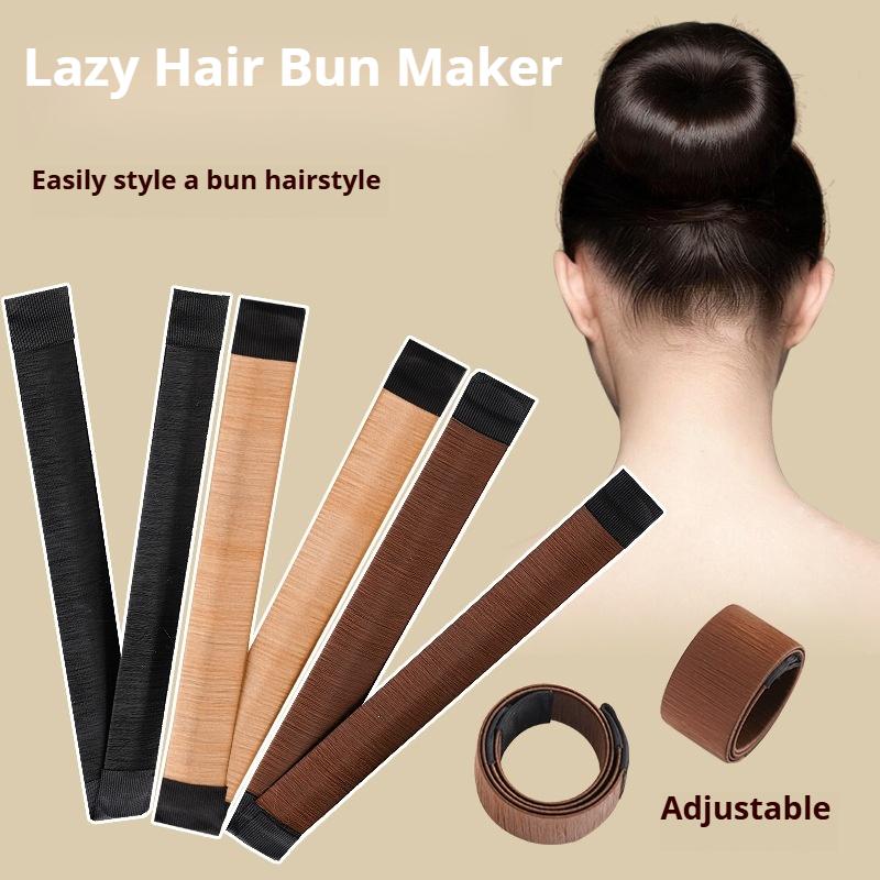 Korean Hair Curler Flower Bud Half-tied Ball Head Lazy Hair Clip Fluffy Hair Decoration Hair Fixed Hair Ring