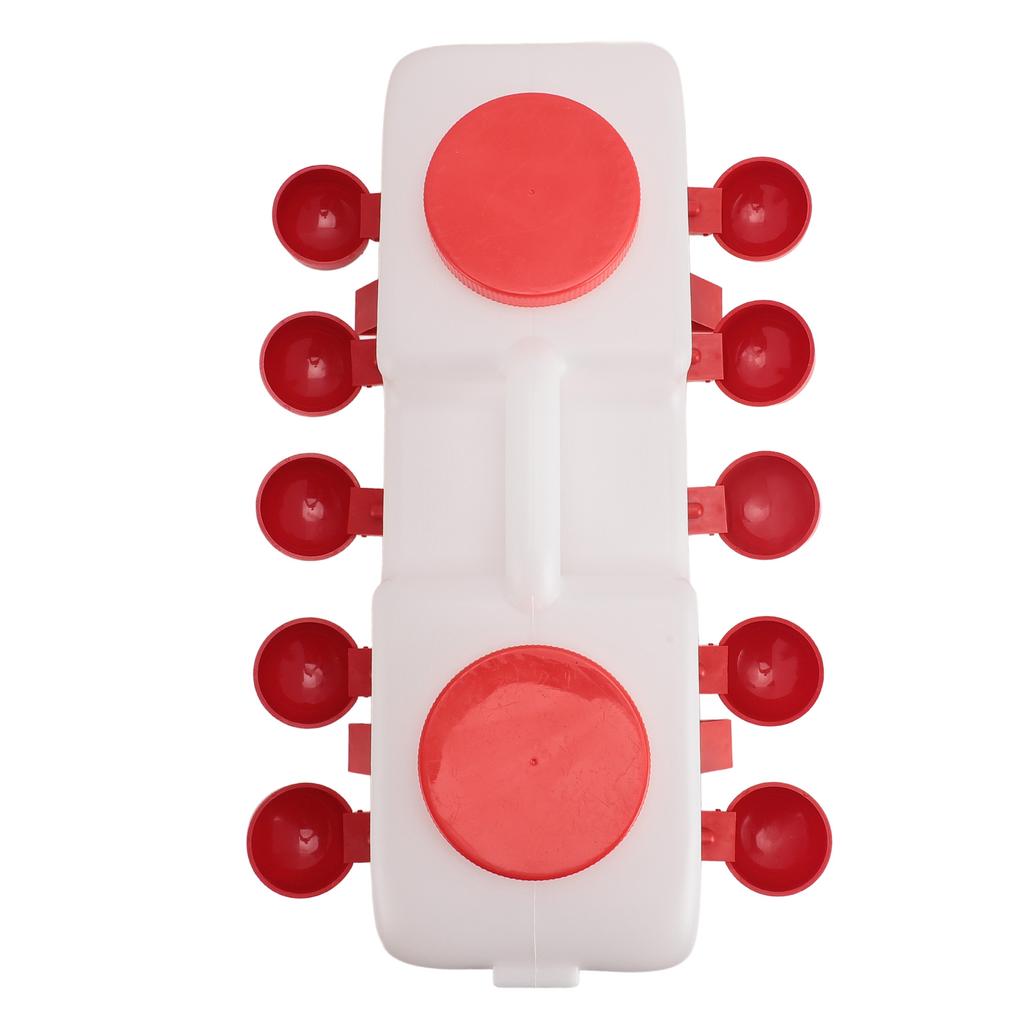 Диспенсер для поения кур 10 л полуавтоматический большой емкости закрытый кормушка для птицы с 10