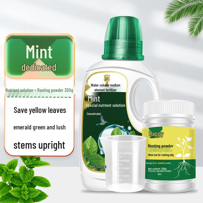 Органическое жидкое удобрение для гидропонной мяты и горшечных растений