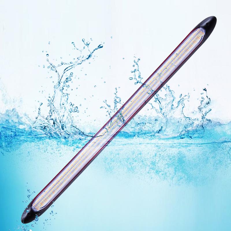 Светодиодные автомобильные дневные ходовые огни DRL, водонепроницаемые универсальные автомобильные фары, последовательный указатель поворота, желтая текущая лампа