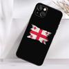 Чехол Georgia Grunge Flag для iPhone 14 16 15 Pro Max 11 12 13 Mini 7 8 Plus X XR XS MAX, мягкий противоударный чехол