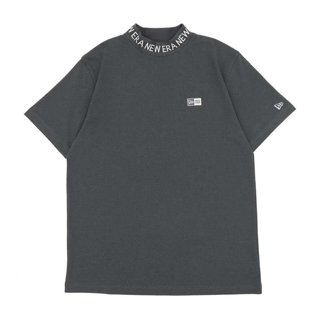 NEW ERA Performance Tee Mid Neck Golf Box Logo Graphite 14707359 S/S
