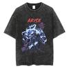 Hot Anime Solo Leveling Sung Jin Woo Graphic T Shirt Men Manga Vintage Tshirts Casual Cotton T-shirt Harajuku Male Tops