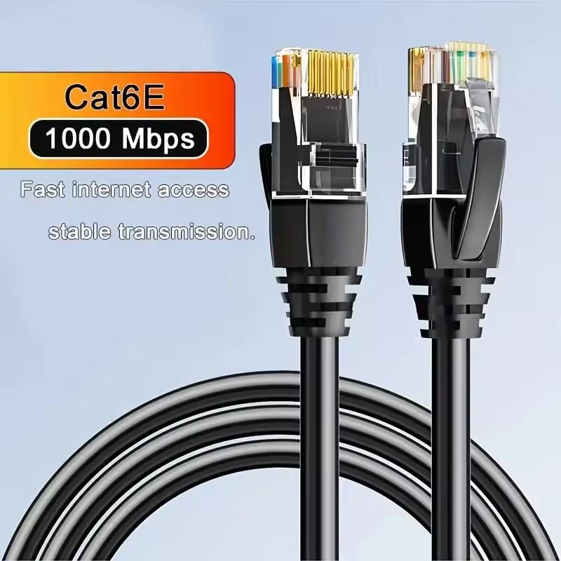 Кабель Ethernet Cat6 Lan Кабель Высокоскоростной 1000 Мбит/с RJ45 Интернет-кабели UTP CAT6 Экранированный сетевой LAN-шнур для ПК ТВ PS5 PS4 Xbox