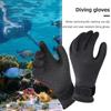 Water Gloves Neoprene Gloves Anti-Slip 3 Mm Neoprene Diving Wetsuit Gloves Stab-Resistant Winter Gloves Five Finger Dive Gloves