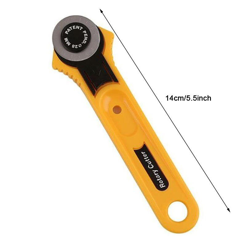 Высококачественный вращающийся резак для резки ткани, круглый нож для резки кожи, швейный инструмент для рукоделия, аксессуары для одежды, принадлежности для самостоятельного изготовления