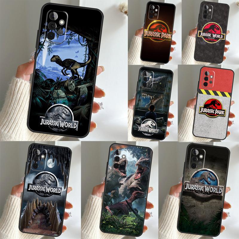 Jurassic Park Dinosaur World For Samsung Galaxy A51 A71 A12 A22 A32 A52 A72 A13 A23 A33 A54 A53 A34 A73 A21S A52S Phone Case