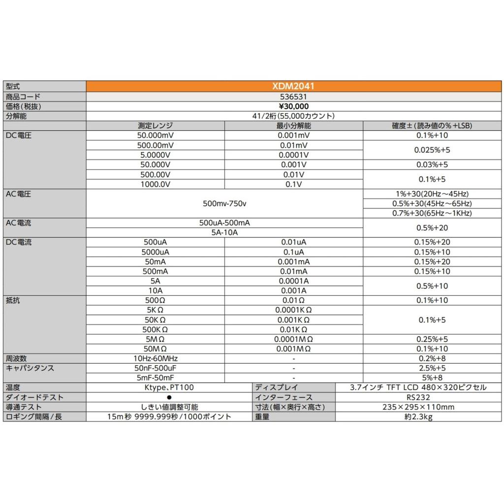 OWON XDM2041 Benchtop AC 65 Sample Temperature True LCD and Instruction Manual Multimeter, Power, 4.5 Digits, 55,000 Counts, S/s Rate, RS232,