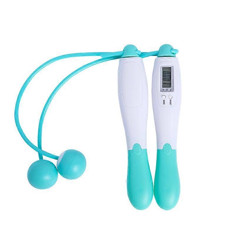 Digital Jump rope Skipping Rope Timer Calorie Count Counter Gym FitnessPink