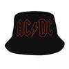 AC DC The Bell Rock Roll Bucket Hats Unisex Women Unisex Fashion Australian Band Star Summer Fisherman Cap