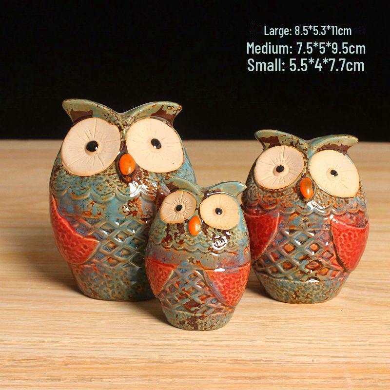 Керамическая сова, украшения для творчества, украшение 1003
