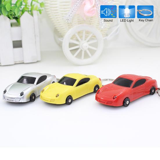 Подвеска светодиодный свет звуковой рог брелок брелок кольцо сумка телефон декор