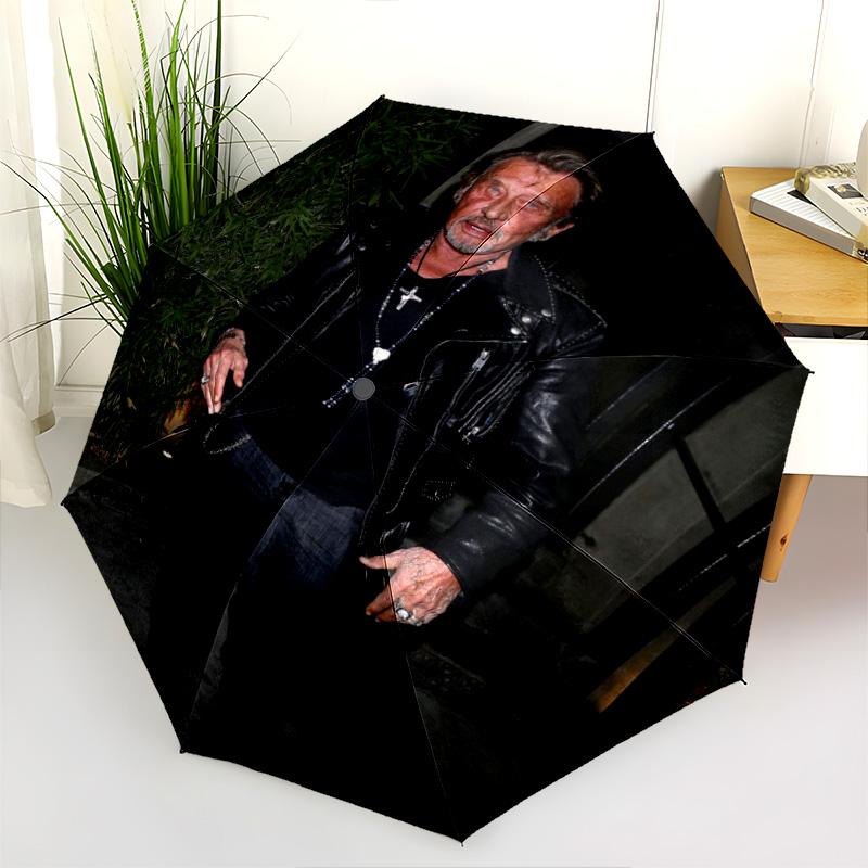 Stars Dreams: SMET Journey Folding umbrella 8 paraphenoid bones Portable Umbrella Three folds printing