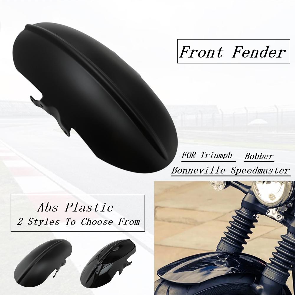 Переднее крыло мотоцикла Triumph Bobber, черное короткое колесо, брызговик Bonneville Speedmaster 2018-АБС-пластик
