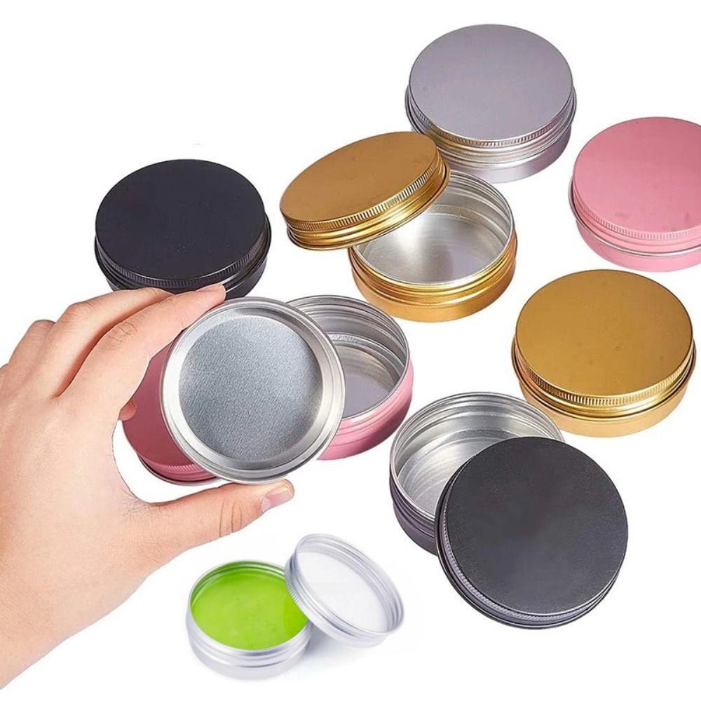 10 г круглая косметическая свеча с завинчивающейся крышкой крем профессиональная жестяная банка чай банки металлическая коробка бутылка