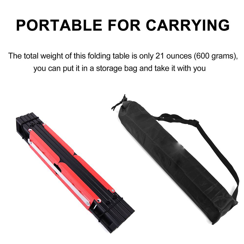 Портативный складной стол для кемпинга, пикника, барбекю, походов, столовых приборов, сверхлегкий складной компьютерный стол-кровать