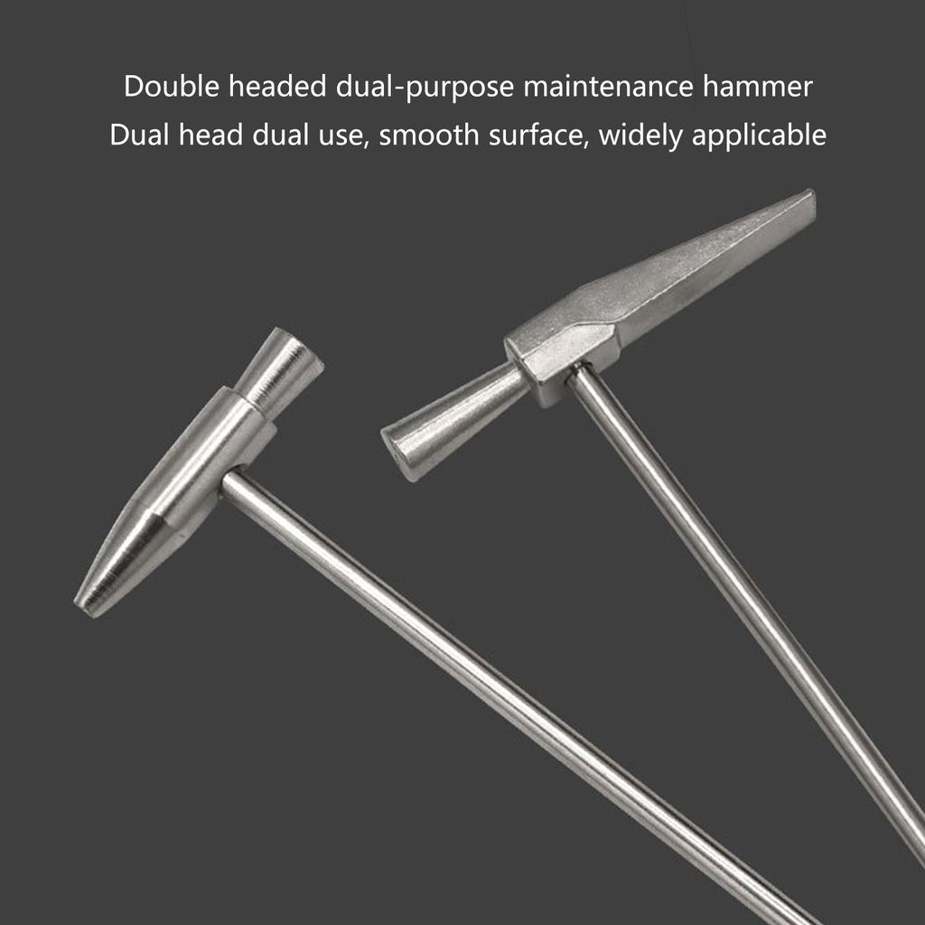 Многофункциональный молоток-гвоздодер для деревообработки, гвоздодер, небольшой железный металлический молоток, ручной аварийный инструмент для ремонта часов