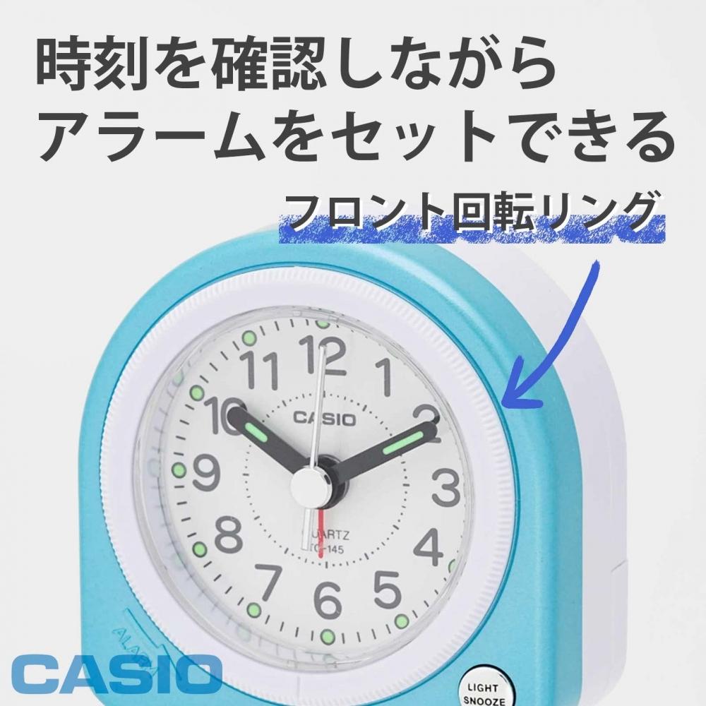 Casio Настольные кварцевые часы синие TQ-145-2JF