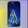 G-Genshin Impact Кинич Чехол для телефона Для iPhone 16,15,14,13,12,11,Pro,X,XS,Max,XR,Plus,Mini Мягкий Черный Чехол