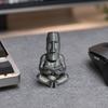 jijijing 3D Printed Reading Moai Figurine Ornament, Cross-Legged Sitting Statue Desktop Decoration, Creative Sculpture, Unique Gift for Students