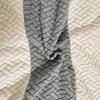 1PC Elastic Jacquard Striped & Checkered Color-Block Chair Cover, Suitable for Living Room and Bedroom Chair Decoration