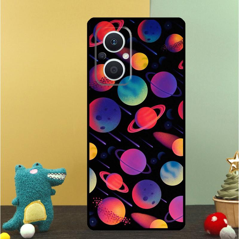 Космический Планета Звезды Луна Чехол Для OPPO Reno 15 15F 14 13 12 11 10 Pro 14F 13F 12F 11F 8T OPPO Find X9 X8 X6 Pro Чехол