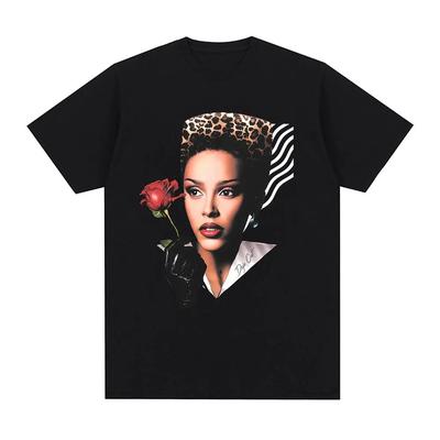 Doja Cat Leopard Hat Rose Black T-shirt